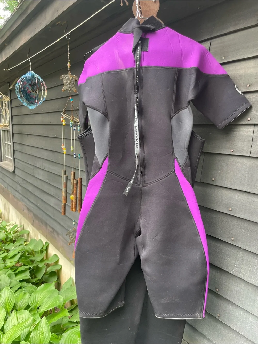 Titanium Women’s Shorty Rashguard - Black & Purple Panels and 2 others